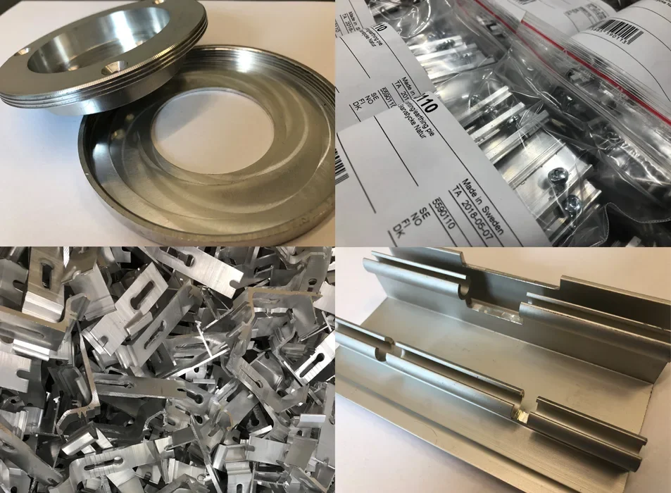 Produkter i aluminium och stål